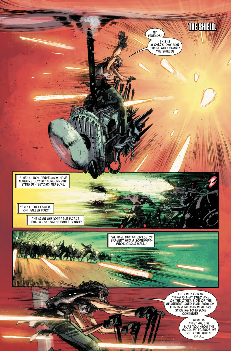 Illustration for article titled Exclusive Marvel preview: Nick the Fury leads an Ultron assault in Siege #3